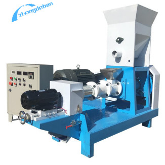 600-1000Kg/H Screw Feed Extruder untuk Produksi Makanan Hewan Peliharaan dan Ikan Terapung