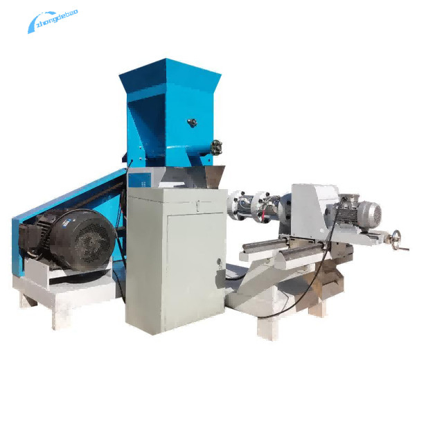 600-1000Kg/H Screw Feed Extruder untuk Produksi Makanan Hewan Peliharaan dan Ikan Terapung