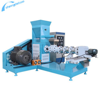 600-1000Kg/H Screw Feed Extruder untuk Produksi Makanan Hewan Peliharaan dan Ikan Terapung