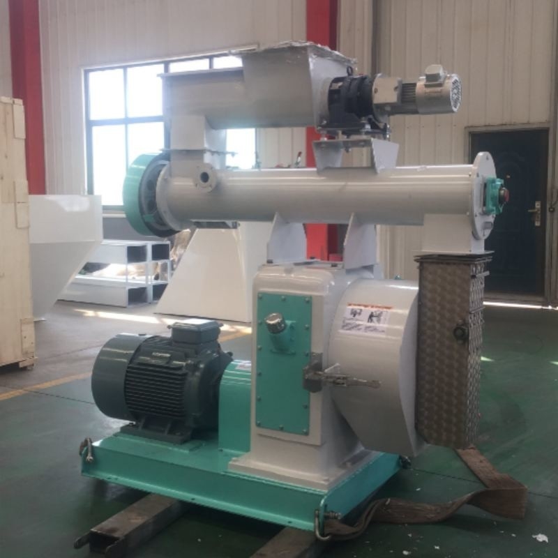 1-1.5 T/H Pemasok Pellet Feed Ring Die Horizontal Granulator Di Pabrik Pakan Peternakan Dan Industri Pembuatan