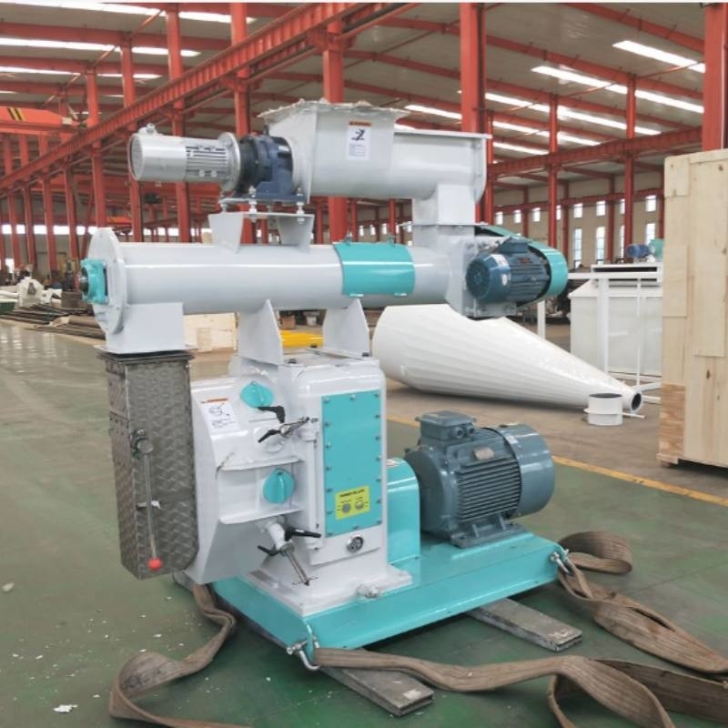 1-1.5 T/H Pemasok Pellet Feed Ring Die Horizontal Granulator Di Pabrik Pakan Peternakan Dan Industri Pembuatan