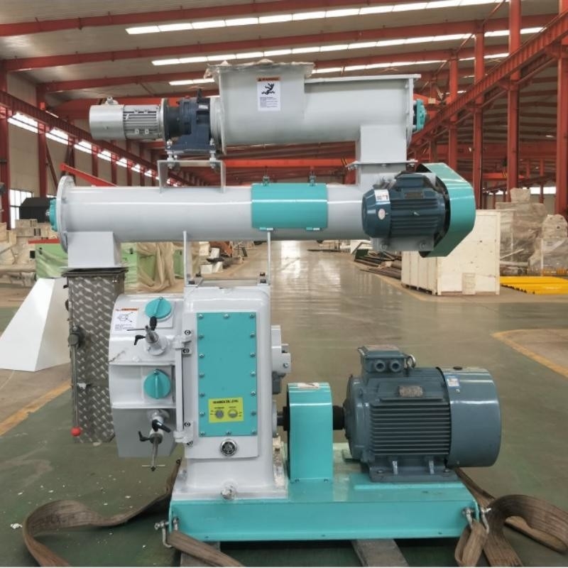 1-1.5 T/H Pemasok Pellet Feed Ring Die Horizontal Granulator Di Pabrik Pakan Peternakan Dan Industri Pembuatan