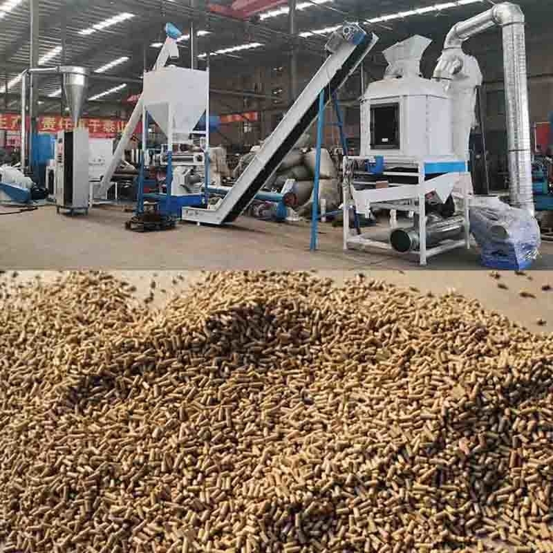 1-2 Ton Per Jam Kapasitas Memberi Ayam Broiler Ayam Makanan Hewan Pellet Produksi Line Dengan Sertifikasi CE