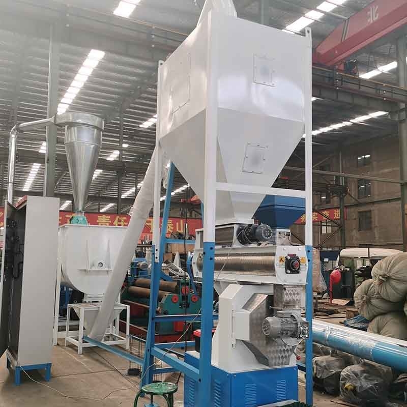 1-2 Ton Per Jam Kapasitas Memberi Ayam Broiler Ayam Makanan Hewan Pellet Produksi Line Dengan Sertifikasi CE