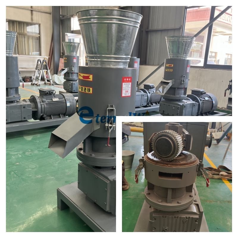 6-8mm Diameter Roller Rotate Mesin Pellet Kayu Untuk Mudah Operasi Dan Pemeliharaan