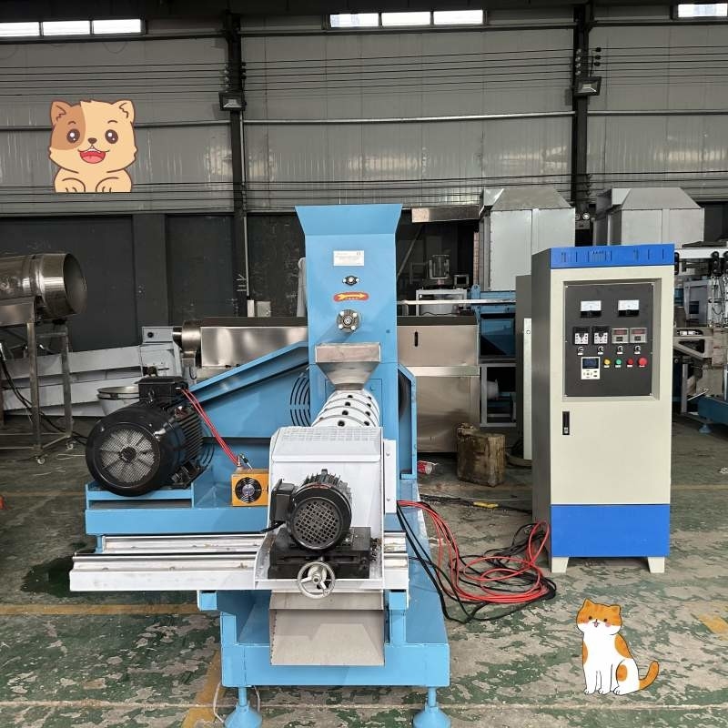 Pet Food Processing Dog Feeder Extruder dengan dan 220V/380V Voltage