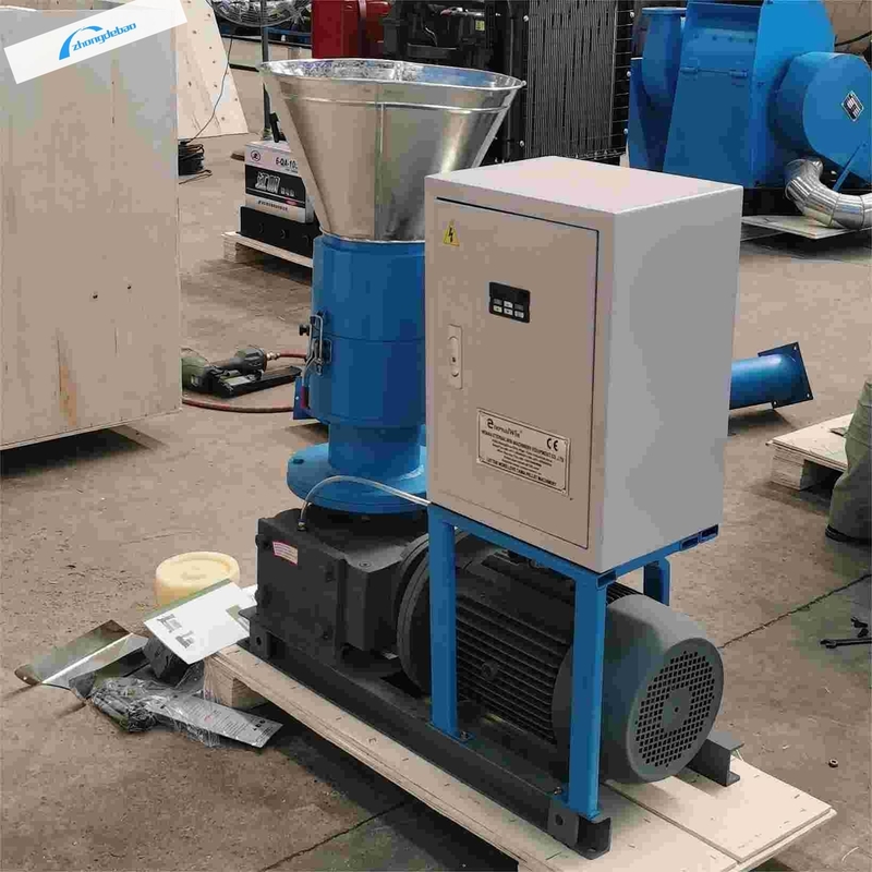Mesin Penggilingan Pellet Kayu Roller 80-120 KG/H Untuk Biomassa Pellet Parut