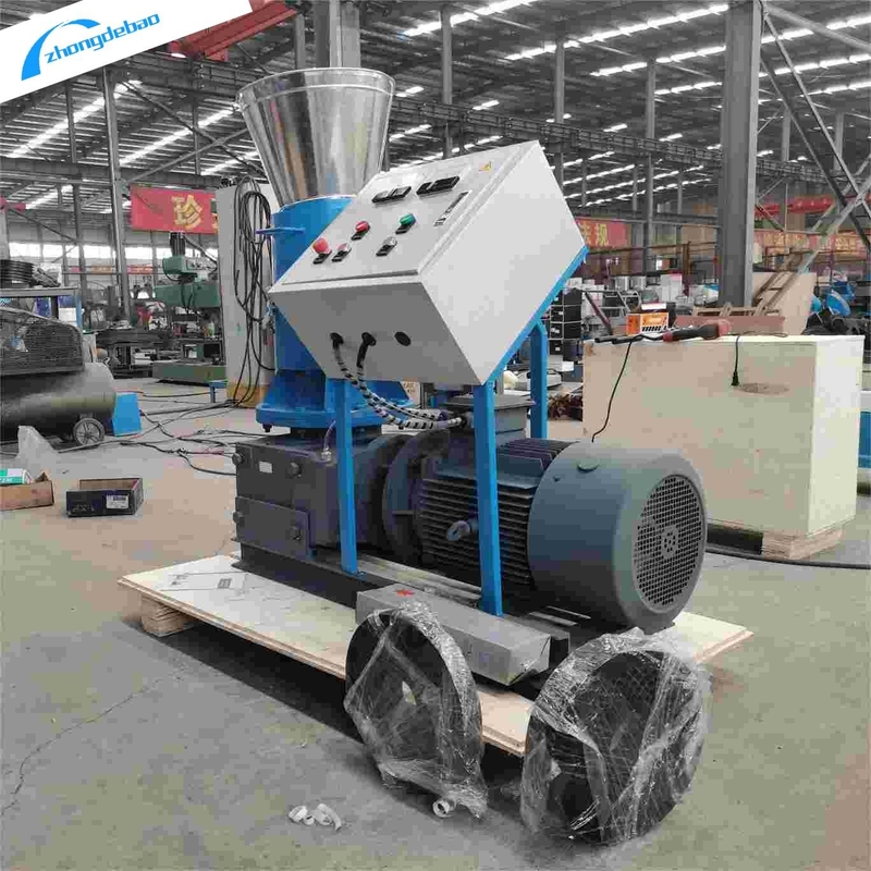 Mesin Penggilingan Pellet Kayu Roller 240-340 KG/H Untuk Biomass Wood Sawdust