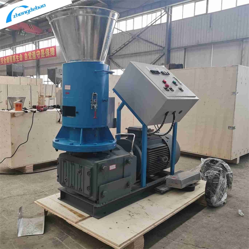 Mesin Penggilingan Pellet Kayu Roller 240-340 KG/H Untuk Biomass Wood Sawdust
