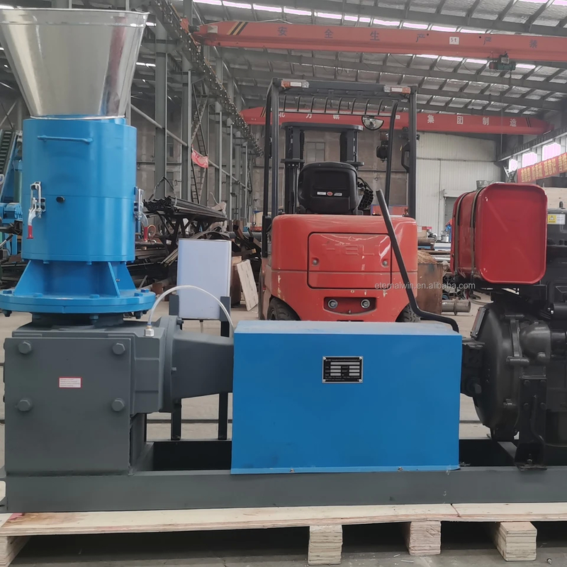 Kapasitas Pellet Maker 80-600kg/h Safe Carbon Steel Alloy 220V/380V 7.5-37KW