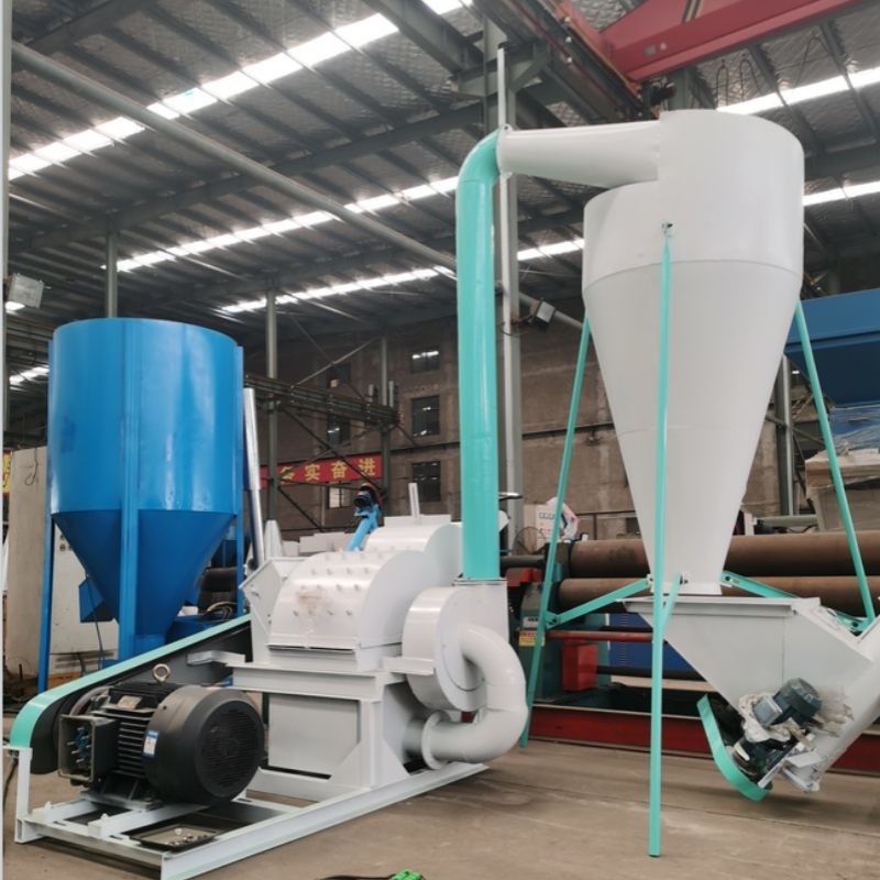 1 Ton/jam khusus dapat disesuaikan Biopellet Granulator, jerami Rice Husk Granulator, Kayu Chips Bahan Bakar Pellet Produksi Line