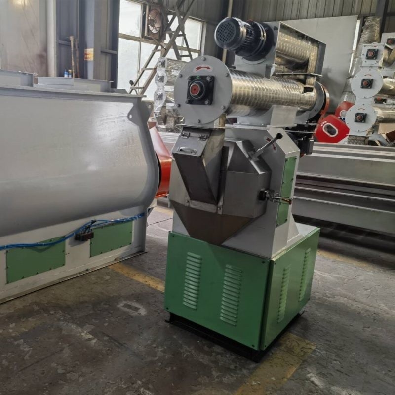 HKJ-250 Dengan Kondisioner Tunggal Ayam Feed Pellet Mill Pellet Mill Mesin Ring Die Feed Pellet Machine