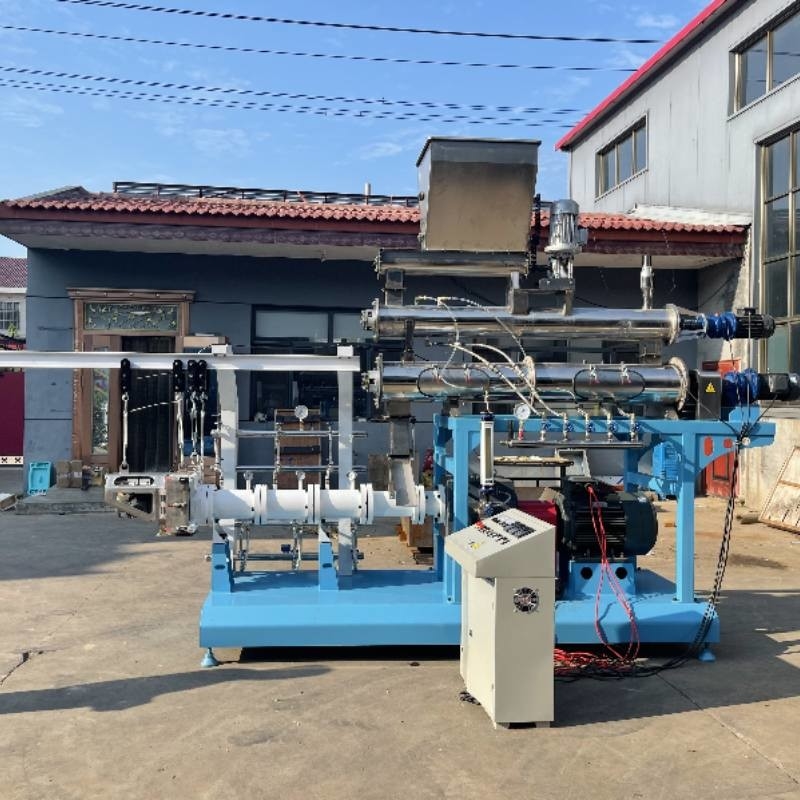 0.8-15MM PEMBANGUNAN PELET EXTRUDER LINE TILAPIA FEED EXTRUDER DENGAN KEDUA BORGAN TEKAN MAIN SGS CE SERTIFIKASI
