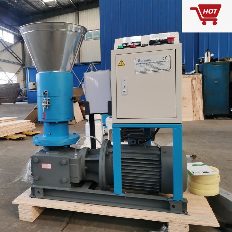 Mesin pellet profesional untuk bahan bakar biomassa dan produksi pakan hewan Mesin pellet
