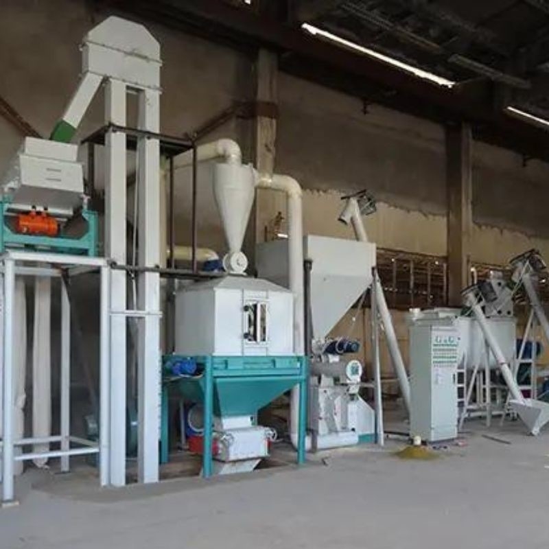 Jalur Produksi Pellet Feed Straw dengan Ukuran Pellet 1-20mm dan Efisiensi