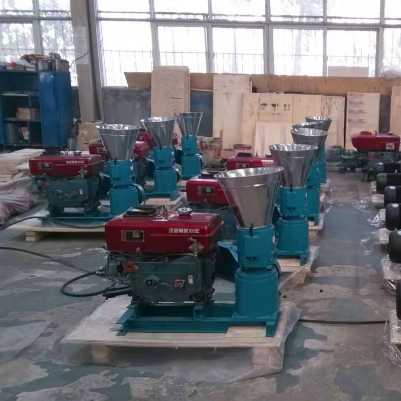 300-400 KG/H Pet Food Pellet Machine Dengan Produktivitas Tinggi Diesel Tipe Pellet Mill Machine