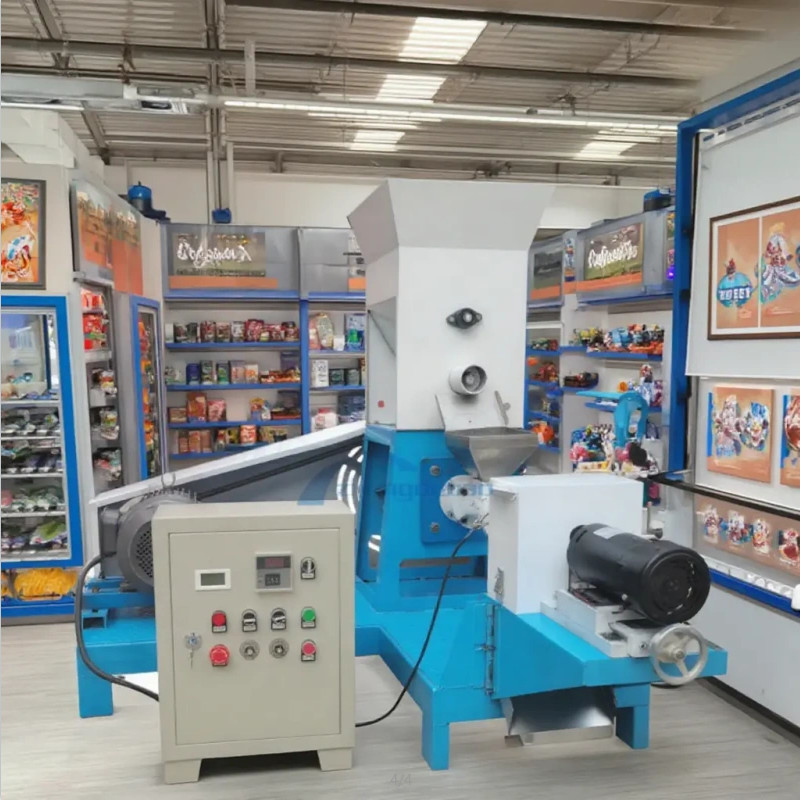 Mesin Extruder Stainless Steel Otomatis Bola Jagung Puff Makanan Ringan Tenaga Diesel Bekas