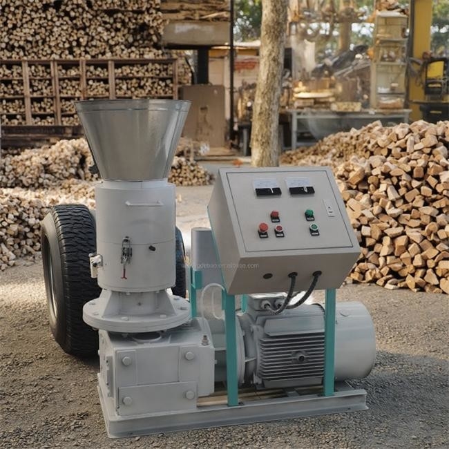 Mesin Granulator Kayu Baru Biomass Waste Sawdust Pellet Mill Untuk Industri Pakan & Pertanian
