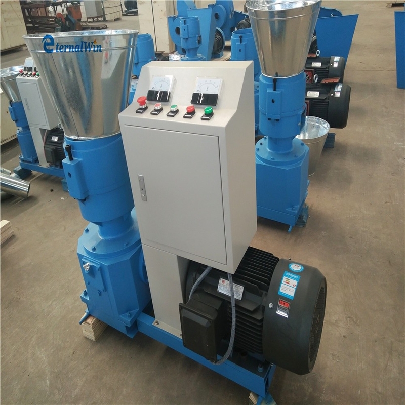 200-300 KG/H Kapasitas Mesin Pellet Mill Mesin Pengolahan Makanan Hewan Burung Produktivitas Tinggi Mesin 7.5kw Motor