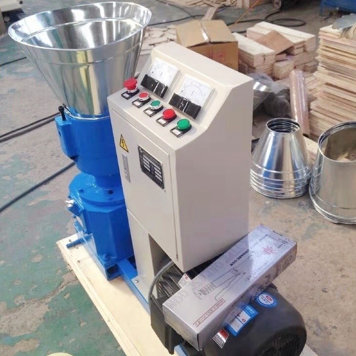 200-300 KG/H Feed Pellet Mill Mesin Pengolahan Pakan Hewan Produktivitas Tinggi Mesin Mesin Pemanasan Pakan Motor