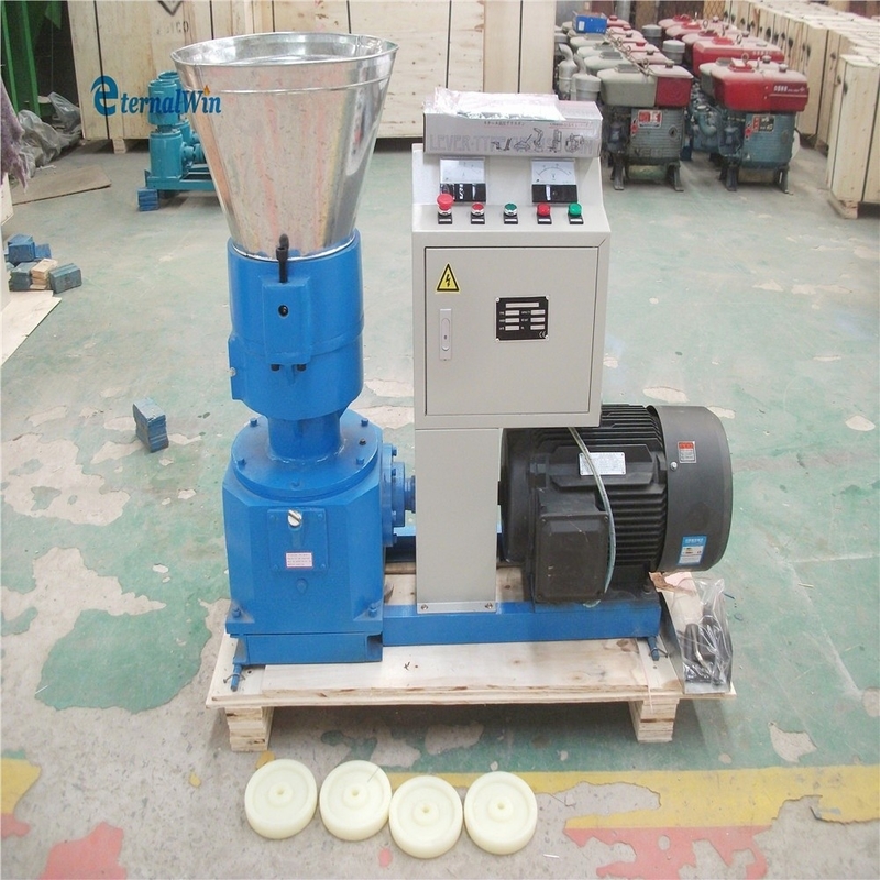 200-300 KG/H Feed Pellet Mill Mesin Pengolahan Pakan Hewan Produktivitas Tinggi Mesin Mesin Pemanasan Pakan Motor