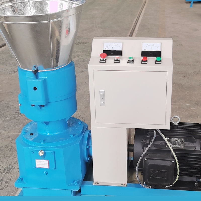 200-300 KG/H Feed Pellet Mill Mesin Pengolahan Pakan Hewan Produktivitas Tinggi Mesin Mesin Pemanasan Pakan Motor