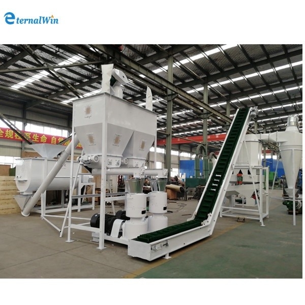 1000-5000kg/h Mesin Pembuatan Pellet Kayu Seluruh Set Kayu Mill Produksi Line