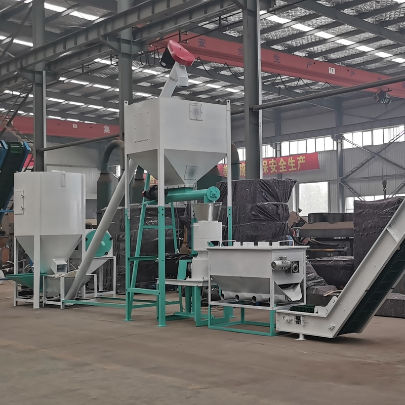 Pabrik pasokan Ayam/Hewan/Sapi Feed Pellet Mesin Produksi Line 1ton 2ton