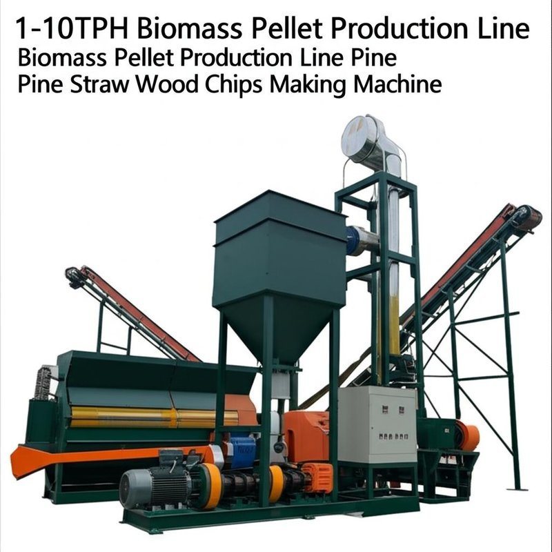 1-10TPH Biomass Pellet Production Line
Garis produksi pellet biomassa Pine
Mesin pembuatan serpihan kayu jerami pinus
