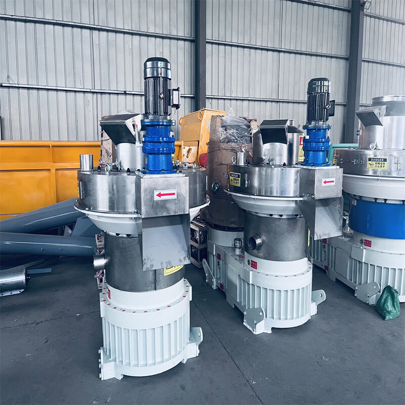 Mesin Pellet Kayu Ring Komersial dengan Kapasitas 0,5-15 T / H dan High-Chromium Alloy Steel Die untuk Lini Produksi Pellet Biomassa hemat energi