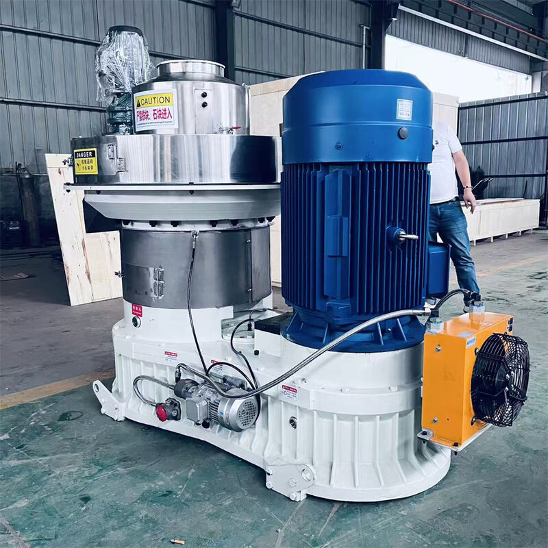 High Efficiency Vertical Ring Die Pellet Mill for Biomass with Vertical Feeding and Energy Saving Design