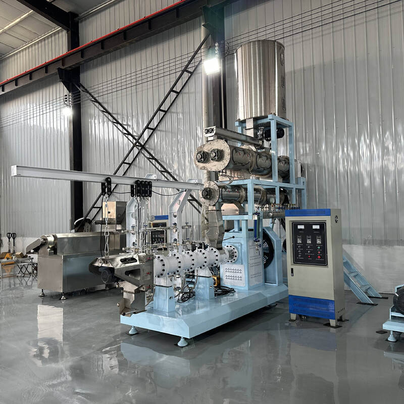 500 kg/h Extruder Feed Twin-Screw tipe basah