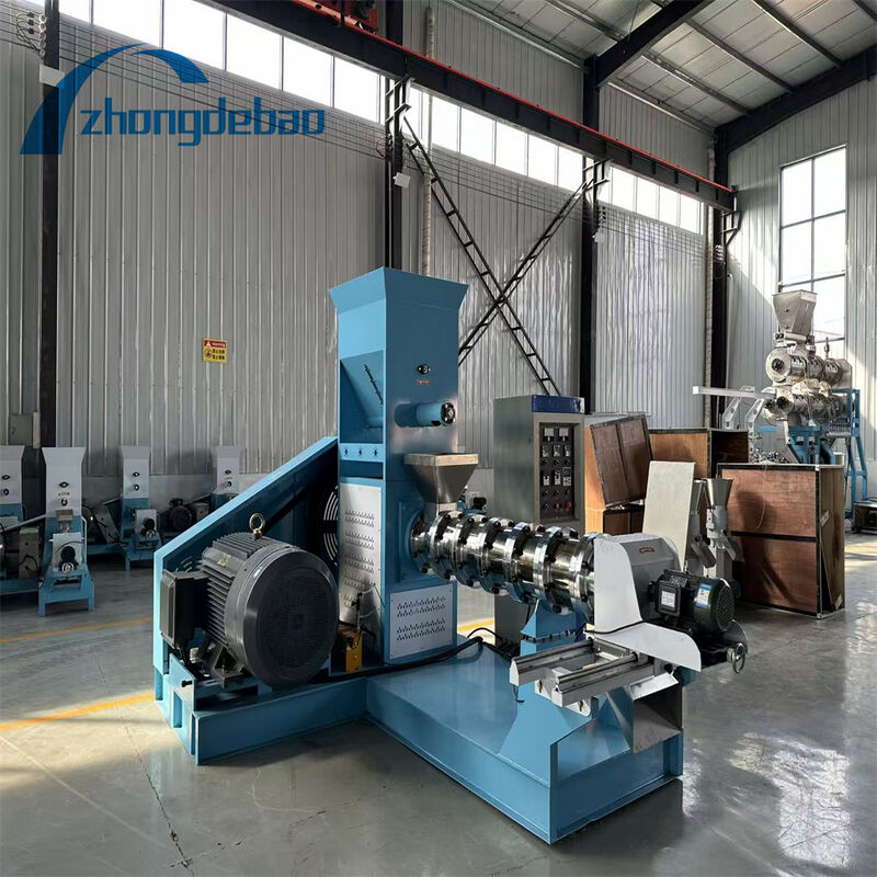 Mesin Extruder Pakan Ikan DGP100 Floating And Sinking Pellet Maker Untuk Aquaculture Feed Mill Dengan Frame Heavy Duty