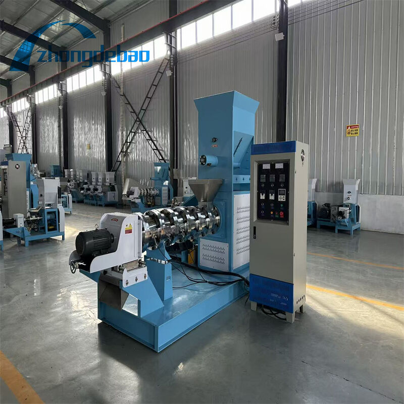 Mesin Extruder Pakan Ikan DGP100 Floating And Sinking Pellet Maker Untuk Aquaculture Feed Mill Dengan Frame Heavy Duty