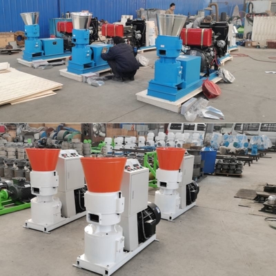 Pabrik Pelet PTO Diesel Listrik Mesin Pelet Pakan Ternak 2.5-12mm