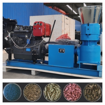 Mesin Pembuat Pelet Unggas 3kw-30kw Mesin Pembuat Pakan Ternak 2.5-12mm