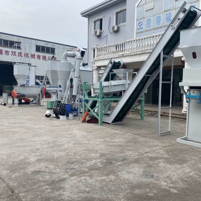 Lini Produksi Pelet Biomassa 132kw Pabrik Pelet Serpihan Kayu 2-12mm