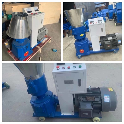 Pabrik Pelet Kayu 15kw 200kg/Jam Mesin Pelet Kayu Serbuk Gergaji Sekam Bahan Bakar Bimoass