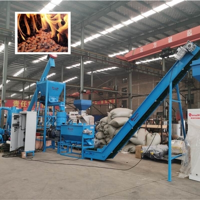 Lini Produksi Pelet Biomassa Lengkap Mesin Pembuat Serbuk Gergaji 30t/H