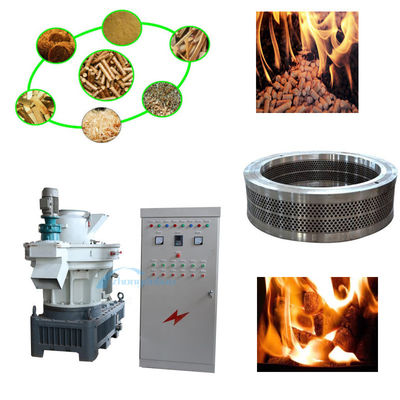 450-700mm Mesin Pabrik Pelet Otomatis Mesin Pelet Biomassa Industri