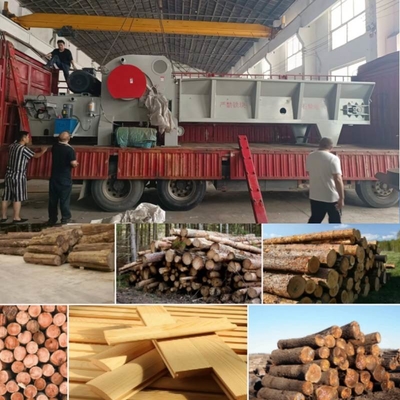3-30kw Mesin Pencacah Kayu Khusus Penggiling Cabang Pohon Komersial
