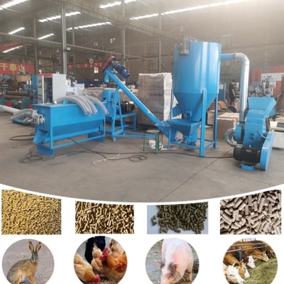 Pembuat Pelet Pakan Otomatis 300-800kg/Jam Pembuat Pelet Pakan Ayam Ternak