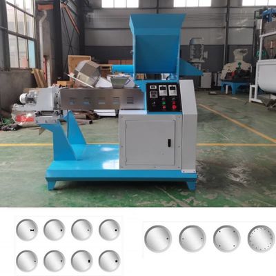Penggiling Extruder Feed Puffing Single Screw Dengan 1mm-20mm Untuk Makanan Hewan / Hewan Peliharaan