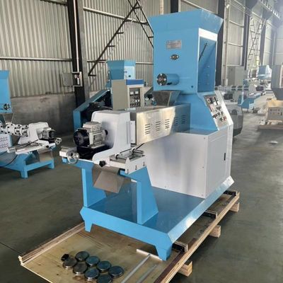 Screw Dog Feeder Extruder Streamlining Animal / Pet Food Processing dengan 1-20mm