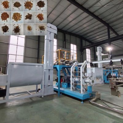 High Output Wet Type Animals Feeder Extruder Floating Fish Feed Cat Dog Mesin