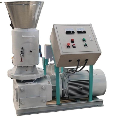Mesin Diesel Flat Die Wood Pellet Mill 600-900kg/H
