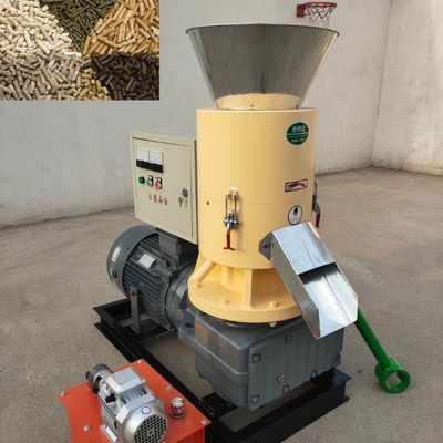 PLC 500kg / H Pelet Kayu Mill Kayu Pellet Produksi Line