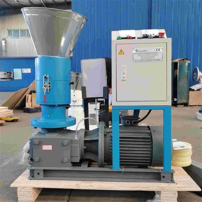 100-500kg/H Wood Pellet Mill Mesin Pellet Kayu hemat energi Kebisingan rendah