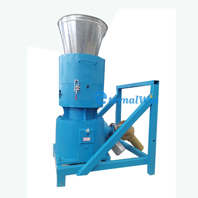 0.8-4t/H Kapasitas Pellet Mill Machine Dengan Sistem Lubrikasi Otomatis