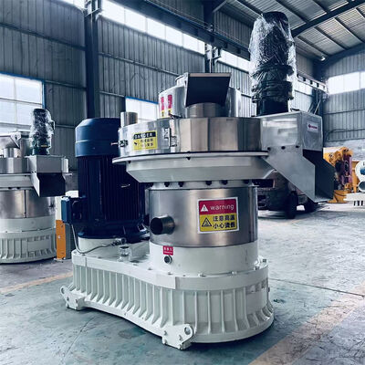 Hot Sale Vertical Ring Die Pellet Mill untuk Biomass dengan Vertical Feeding dan Energy Saving Design